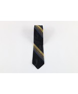 Vintage 60s 70s Rockabilly Silk Striped Color Block Neck Tie Dress Tie W... - $371.26 MXN