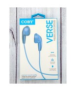 Headphones Earbuds Ear Buds In Ear Earphones Blue Wired 3.5mm Audio Jack - £7.86 GBP