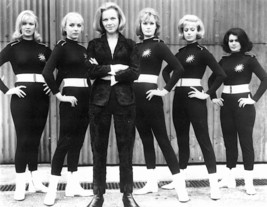 1964’s GOLDFINGER Honor Blackman &amp; curvy commandos b/w 8x10 portrait - $6.99