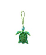Beaded Sea Turtle Hanging Animal Figurine Mystery Surprise Color Ornamen... - $370.17 MXN
