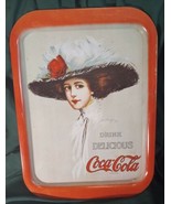 Vintage Metal Coca-Cola Serving Tray-Hamilton King 1909 Girl Portrait Ci... - $4.50