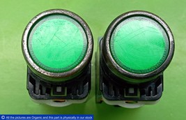 LA38 203 209B Industrial Pushbutton Switch Green LED Indicator 440V 10A ... - $69.00