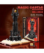 966PCS Black Tower Magic Book Building Blocks Dark Magic Castle Model As... - $858.53 MXN