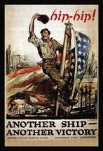 Hip-hip! Another ship - another victory by George Hand Wright - Art Print - $21.99+