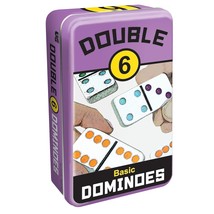 | Double 6 Travel Tin Domino Set From, For 2 To 4 Players Ages 8 To 99 - $19.99