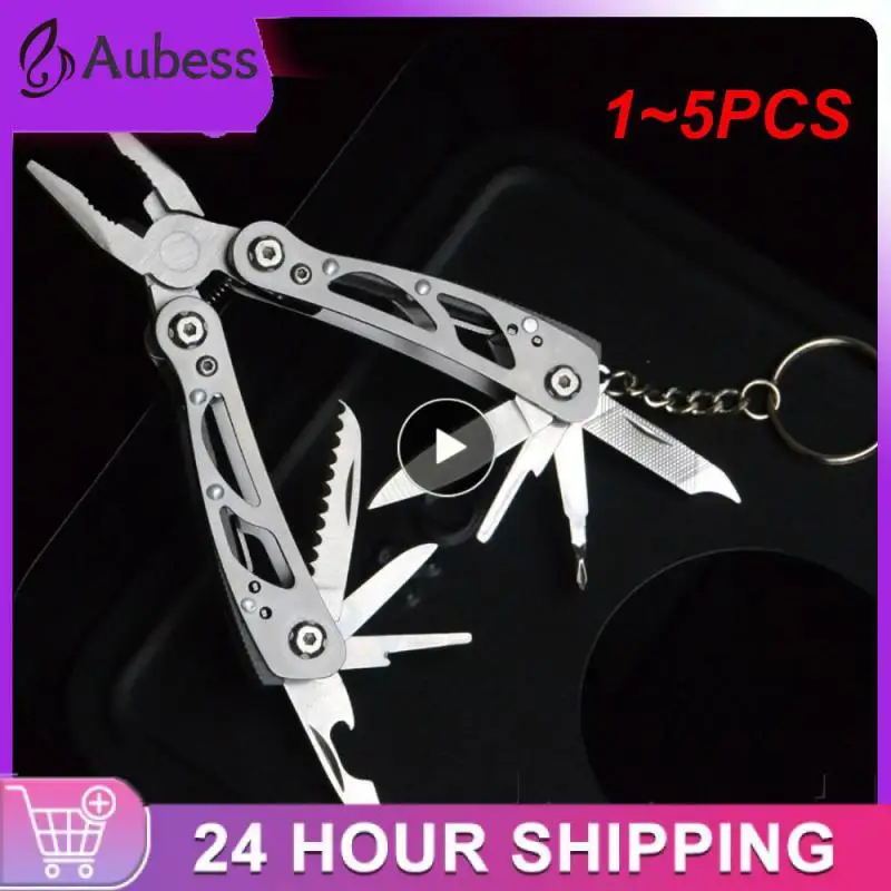 1~5PCS Multifunction Stainless Steel Pocket Knife Pliers Folding Pliers - £10.40 GBP+