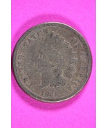 1860 Indian Head Cent Penny Early Type Exact Coin In Pictures Pictured 114 - $17.76 CAD