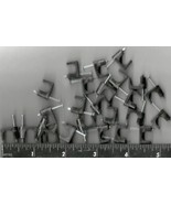 25 COAXIAL Wood CABLE STAPLES Black w Nail 1/4&quot; Cat 5 6 Data RG-6 GARDNE... - $15.21