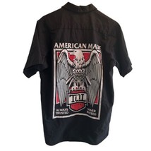 Red Cap Shirt American Made TOL Designs Eagle Motorcycle Mechanic Wear S... - $57.00