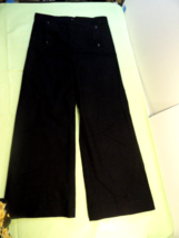 1971 VIETNAM WAR USN SAILOR BLACK 13 BUTTON CRACKER JACK UNIFORM PANTS 3... - $64.79