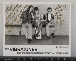 Il Vibratones Autografo Firmato 8x10 B&amp;w Promo Foto Tob - £50.96 GBP