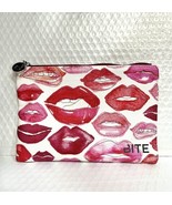 Bite Beauty Makeup Cosmetic Pouch Clutch Bag Case 8.5&quot;x6&quot;  Lip Design - £7.88 GBP