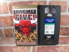 Give Me Five The Chicago Bulls Five NBA Championships VHS - £6.78 GBP