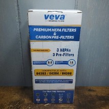 VEVA Premium HEPA Filters &amp; Carbon Pre-Filters 3 Pk for 04383 04384 04386 - $9.80