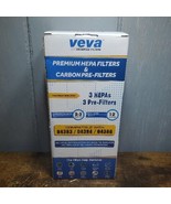VEVA Premium HEPA Filters &amp; Carbon Pre-Filters 3 Pk for 04383 04384 04386 - $181.75 MXN