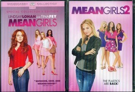 MEAN GIRLS 1 &amp; 2: Lindsay Lohan- Rachel McAdams- Meaghan Martin- NEW 2 DVD - £20.39 GBP