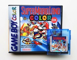 Super Mario Land DX + Case (Remastered in COLOR) Nintendo Game Boy GBC Deluxe - $24.99