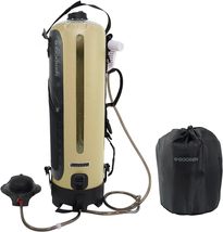 Portable Shower-20L/5.28 Gallons Camping Shower Bag, Beach Shower with Foot Pump - £75.04 GBP