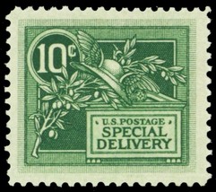 E7, Mint XF NH 10¢ Special Delivery With PFC Certificate - Stuart Katz - £137.32 GBP