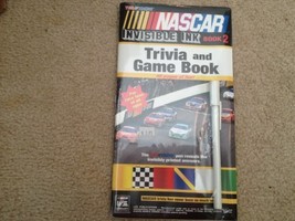 Nascar Invisible Ink Trvia &amp; Game Book 2 [Paperback] Lee Publications - $7.59