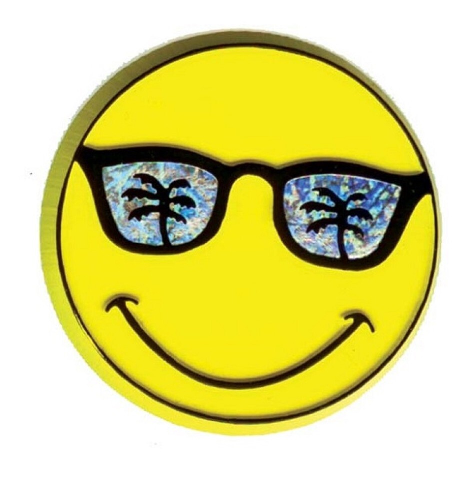 Smiley Face with Sunglasses Fridge Magnet - $7.99