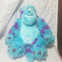Monsters Inc Sitting Sully Plush Toy Disney Pixar 16&quot; Stuffed Animal Blue Purple - £11.74 GBP