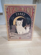 Cats Rule the Earth Tarot: 78-Card Deck and Guidebook for the Feline-Obs... - $26.85