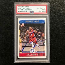 2017-18 NBA Hoops #7 Jahlil Okafor Signed Card AUTO PSA Slabbed 76ers - £47.84 GBP