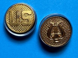 CIRCA 1926-1937, U.S. AND MUSICIAN, COLLAR DISKS TYPE II, ENLISTED - €12,96 EUR