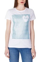 Love Moschino Women T-Shirt White Designer Logo Fashion Top 2025 Collection - $1,975.73 MXN