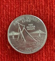 2001 Rhode Island State Quarter Excellent - $1.33