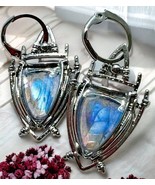 Steampunk Victorian Elegance: Deep Blue Vintage Style Earrings - $15.07 CAD