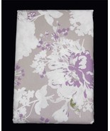 LENOX Lilac Taupe Grey White Floral Vinyl Flannel Back Varied Sz Tablecl... - $391.08 MXN+