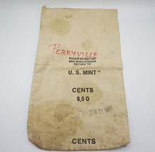 United States US Mint $50 Canvas Bank Bag - $14.84