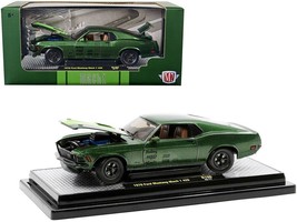 1970 Ford Mustang Mach 1 428 Green Metallic with Light Green Hood Limited Editi - £45.17 GBP