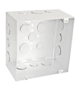 10 PK Garvin (6350-S) 6&quot; Square Junction Box 3-1/2&quot; Deep 1/2&quot; &amp; 3/4&quot; KO&#39;s - $1,561.55 MXN