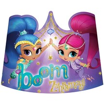 Shimmer and Shime Party Favor Tiara Hats Birthday Supplies 8 Per Package - £3.36 GBP