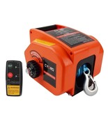 Portable Trailer Winch 3500lbs, Reversible Electric Winch 12V DC, Power-... - $2,743.68 MXN