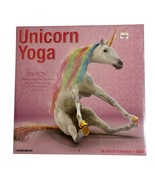 Unicorn Yoga Wall Calendar NOS Sealed 2024 18 Months Photos Art Crafts 1... - $184.53 MXN
