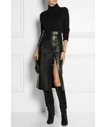 Skirt Leather Women Size S Mini Black Look Pencil Skirts Dress Short Bod... - $1,629.26 MXN+