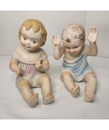 KPM Piano Babies Big Sister Little Sister Figures Bisque Porcelain Dolls... - $888.57 MXN