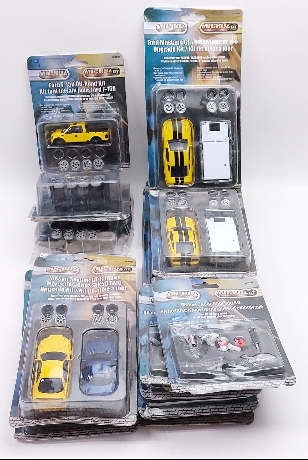 Microz Micro RC Parts Lot Body Parts Nissan Skyline R34 SLK55 Mercedes F... - $34.62