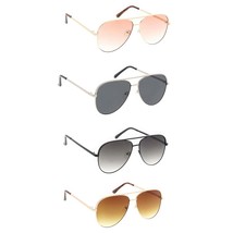 New Fashion Unisex Metal Large Aviator - $13.25