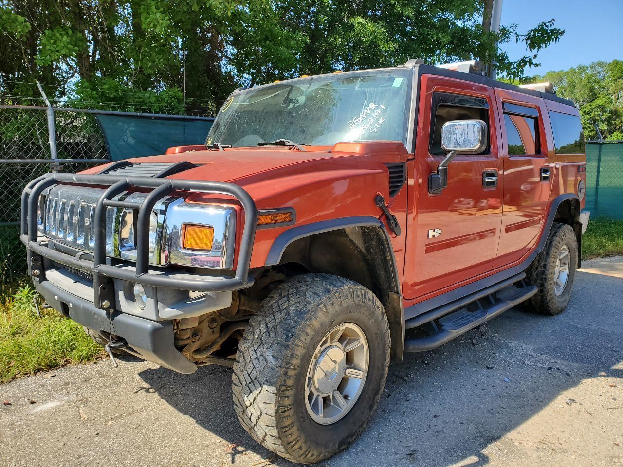 2004 Hummer H2 OEM Pair Rock Sliders Some Rust AS IS  - $618.75