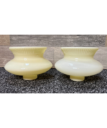 Vintage Art Deco Custard Glass Replacement Chandelier Sconce Slip Shade ... - $636.73 MXN