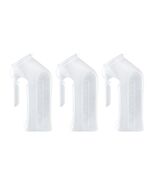 3 Pcs - Male Urinal Urine Pee Bottle With Cover Lid 1 Quart, 1000 mL - $16.46 CAD