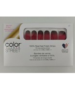 Color Street BLOODY GORGEOUS Nail Polish Strips Red Black Ombre Glitter ... - $33.33
