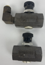 Lot of 2 x OEM NUMATICS 1FC1 FLOW CONTROL VALVE 1/8 FNPT X 1/8 FNPT  V0972 - $52.07 CAD