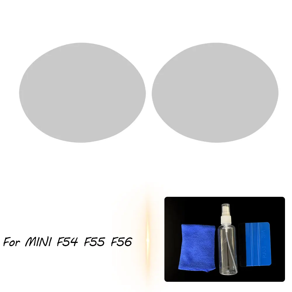 2 Pcs Car Headlight Protective Film Self Healing Invisible TPU Sticker For  F55  - £126.74 GBP