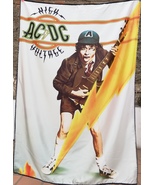 AC/DC High Voltage FLAG CLOTH POSTER BANNER CD Angus Young HEAVY METAL - £15.72 GBP